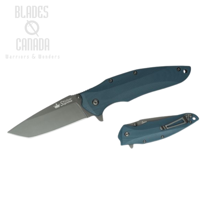 Kizlyar Zorg Flipper Folding Knife, AUS 8, G10 Handle, KK0225 (image for) Kizlyar Zorg Flipper Folding Knife, AUS 8, G10 Handle, KK0225