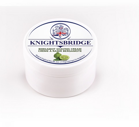 Knightsbridge Premium Shaving Cream - Bergamot Citrus - Click Image to Close