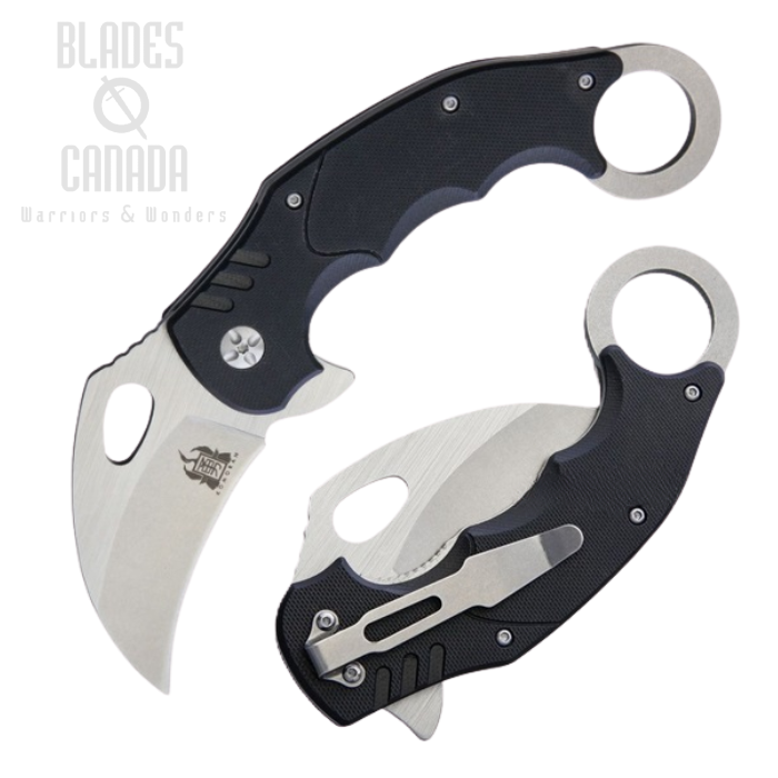 (image for) Komoran Karambit Flipper Folding Knife, Stainless, G10, KO019