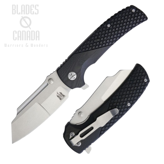 (image for) Komoran KO022 Flipper Folding Knife, Stainless, G10, KO022