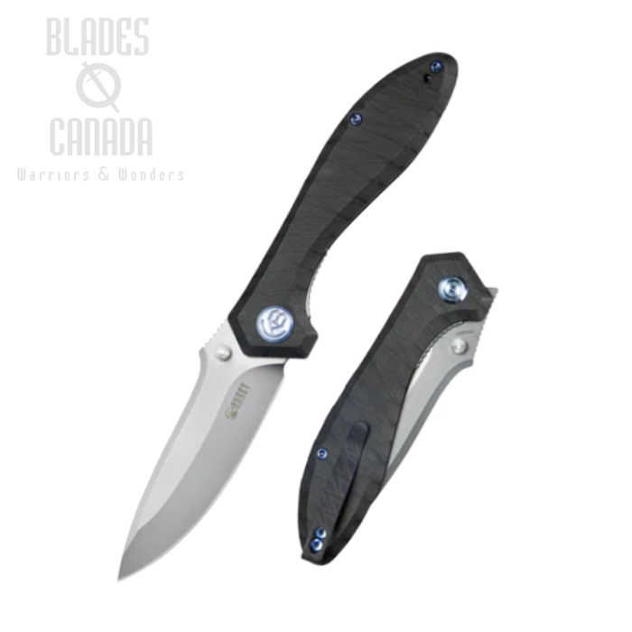 Kubey Ruckus Flipper Folding Knife, CPM 20CV, Titanium Black Flame, KB314P (image for) Kubey Ruckus Flipper Folding Knife, CPM 20CV, Titanium Black Flame, KB314P