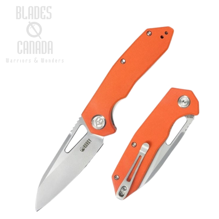 Kubey Vagrant Folding Knife, AUS 10, G10 Orange, KU291D (image for) Kubey Vagrant Folding Knife, AUS 10, G10 Orange, KU291D
