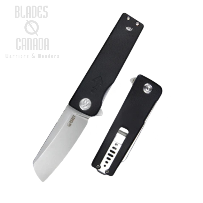 (image for) Kubey Sailor Flipper Folding Knife, AUS10, G10 Black, KU317A