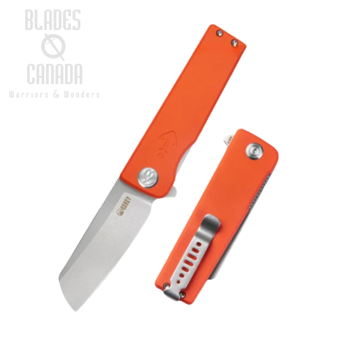 Kubey Sailor Flipper Folding Knife, AUS10, G10 Orange, KU317G (image for) Kubey Sailor Flipper Folding Knife, AUS10, G10 Orange, KU317G