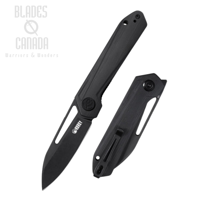 Kubey Royal Folding Knife, D2 Black SW, G10 Black, KU321H (image for) Kubey Royal Folding Knife, D2 Black SW, G10 Black, KU321H