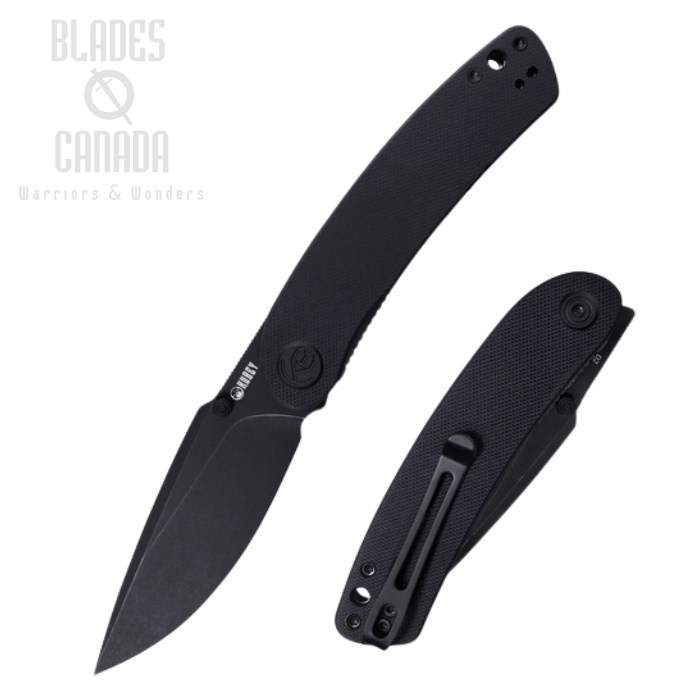 Kubey Momentum Flipper Folding Knife, D2 Black SW, G10 Black, KU344E (image for) Kubey Momentum Flipper Folding Knife, D2 Black SW, G10 Black, KU344E