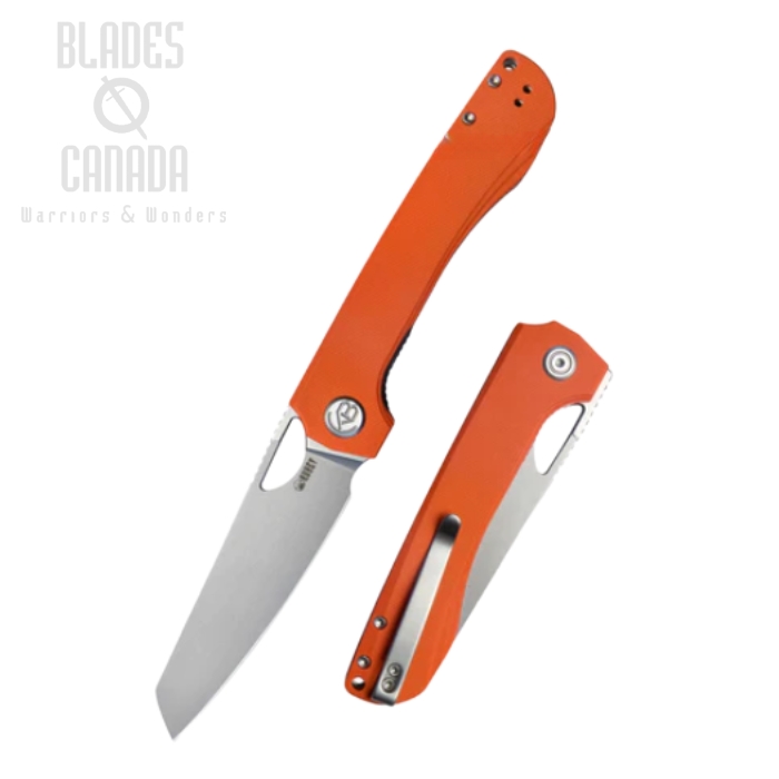 Kubey Elang Folding Knife, AUS10, G10 Orange, KU365A (image for) Kubey Elang Folding Knife, AUS10, G10 Orange, KU365A