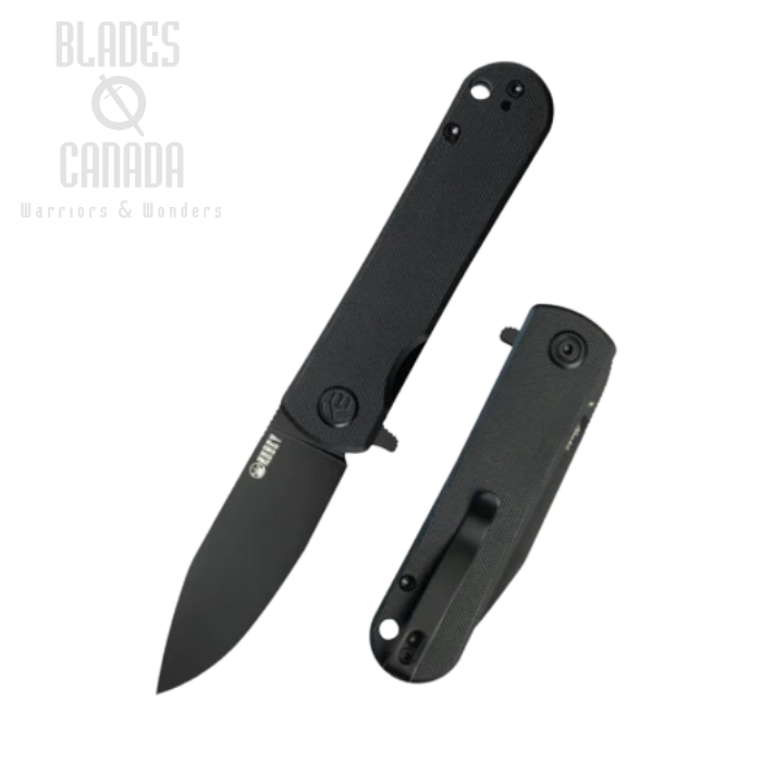 Kubey NEO Flipper Folding Knife, AUS10 Black, G10 Black, KU371B (image for) Kubey NEO Flipper Folding Knife, AUS10 Black, G10 Black, KU371B