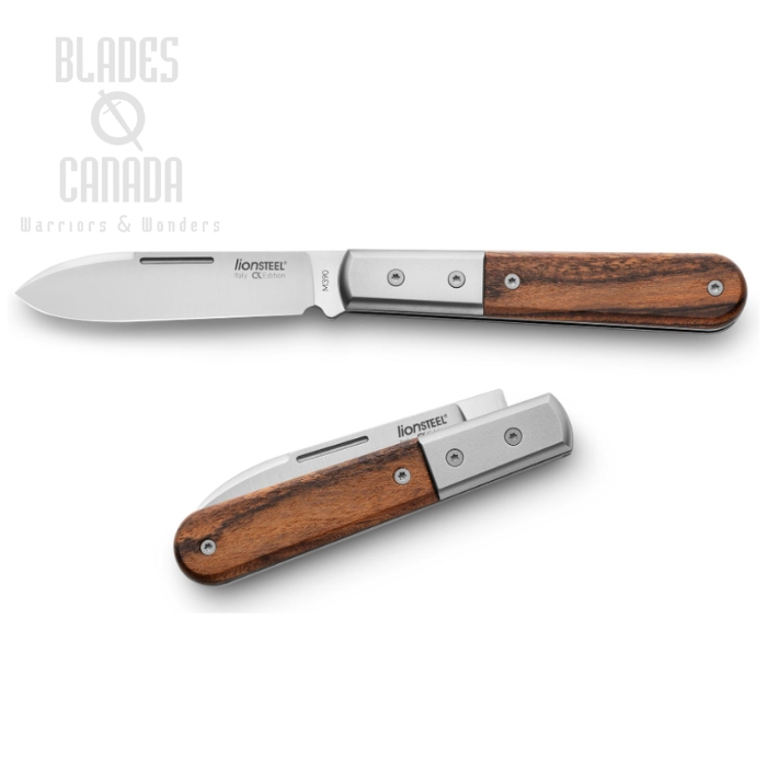 Lion Steel Barlow Roundhead Slipjoint Knife, M390, Santos Wood, CK0111 ST