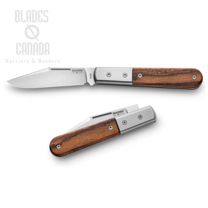 Lion Steel Barlow Shuffler Slipjoint Knife, M390, Santos Wood, CK0112 ST