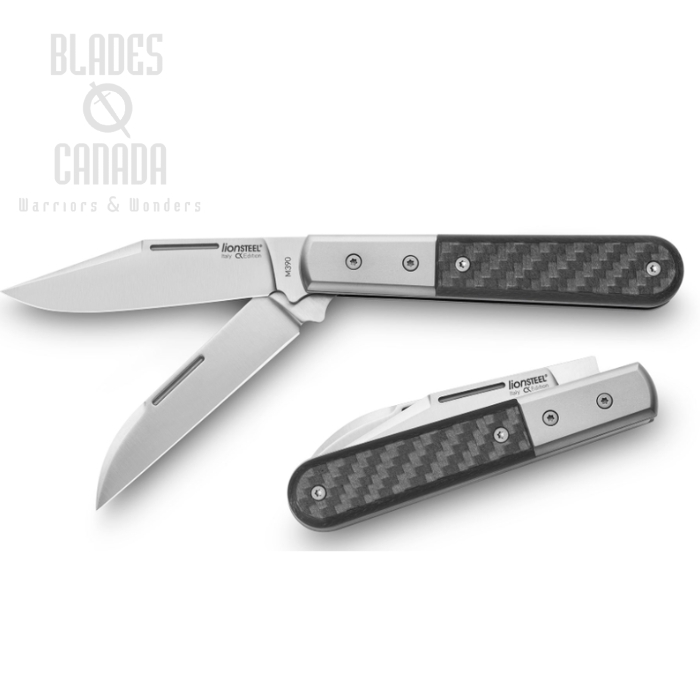 Lion Steel Barlow Warhorse Slipjoint Knife, M390, Carbon Fiber, CK0122 CF