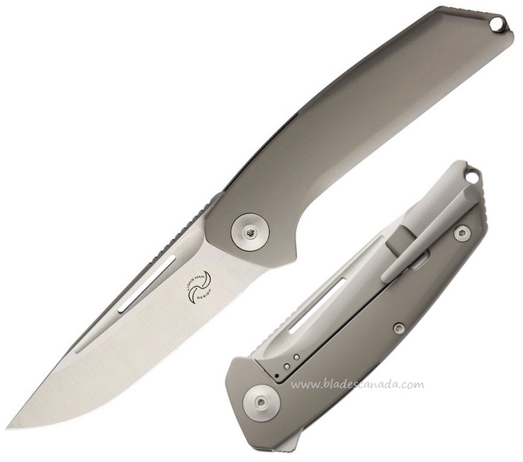 Liong Mah Designs Endevour Bronze, S35VN, Titanium Handle, LMDEB - Click Image to Close