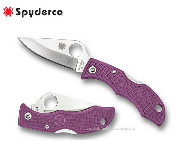 Spyderco Ladybug 3 Folding Knife, VG10, FRN Purple, LPRP3 - Click Image to Close