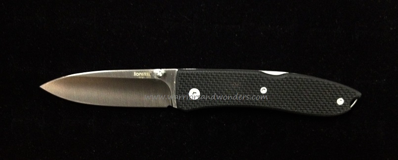 Lion Steel Opera Lockback Folding Knife, D2, G10 Black, 8800 BK