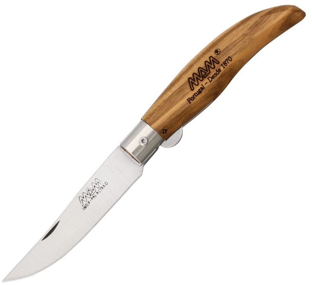 MAM 2011 Iberica's Pocket Knife Folding Knife, Beech Wood Handle