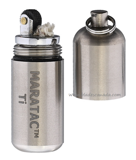 Maratac Peanut Lighter, Titanium Construction, 041