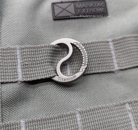 Maratac Dual Living Spring Ring, Titanium, 072