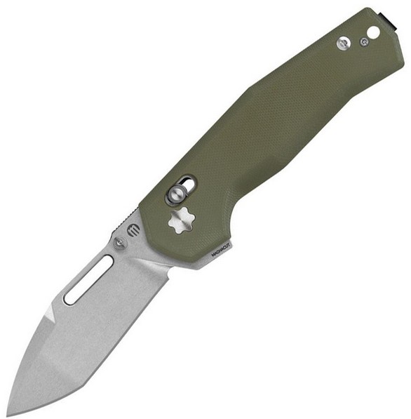 (image for) Maserin 632 CB-1 Folding Knife, MagnaCut Steel, Olive G10, MAS632G10V