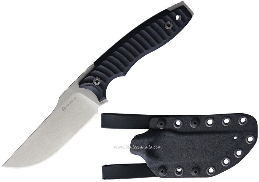 Maserin Italy LEO Fixed Blade Knife, N690, G10, Kydex Sheath - Click Image to Close