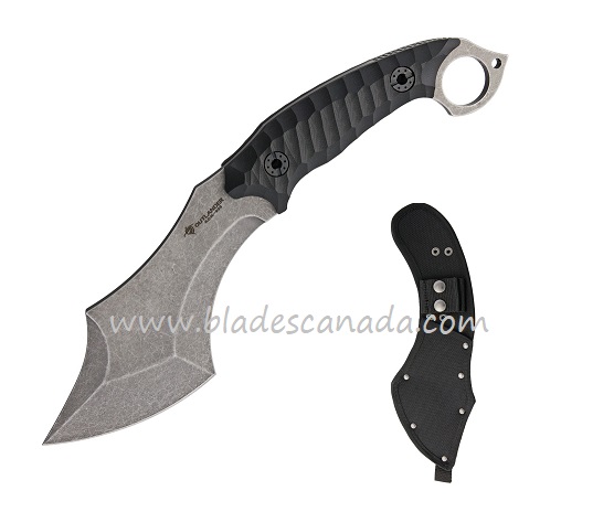 Maserin 933G10N Outlander Fixed Blade Knife, N690, MOLLE Sheath