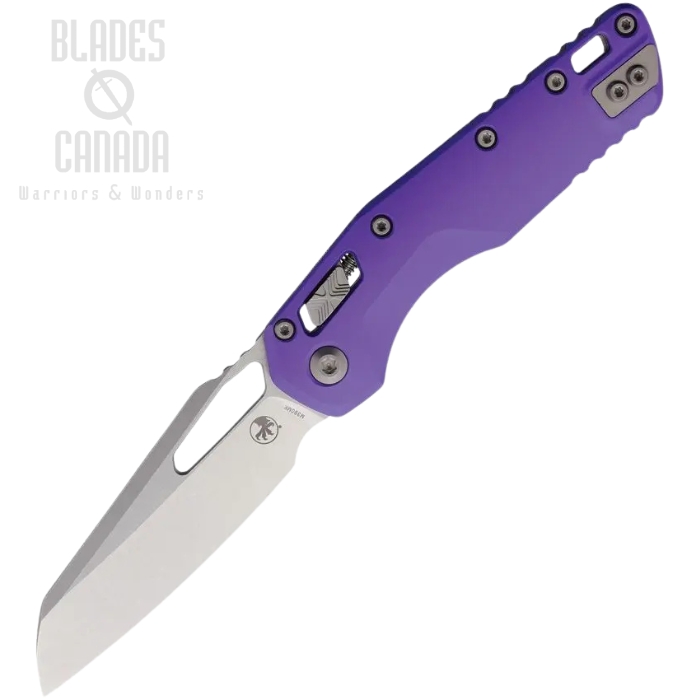 Microtech MSI S/E Ram Lok Folding Knife, M390MK SW, Aluminum Purple, 210-10PU