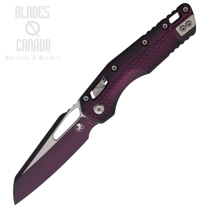 (image for) Microtech MSI Ram-Lok Folding Knife, M390MK Sangria, Tri-Grip Polymer Sangria, 210T-1PMFSR