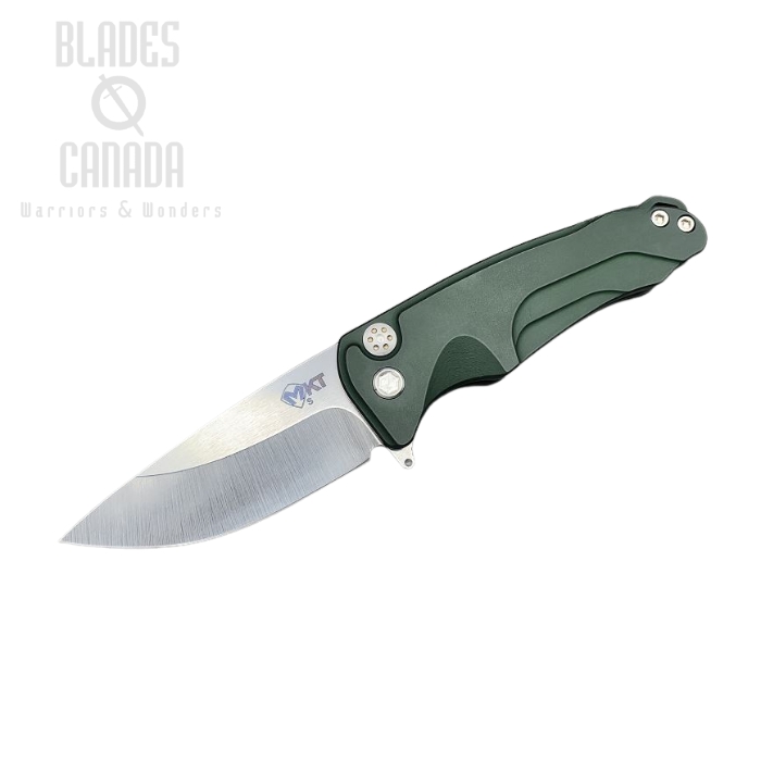 (image for) Medford Smooth Criminal Flipper Folding Knife, S35VN, Aluminum Green