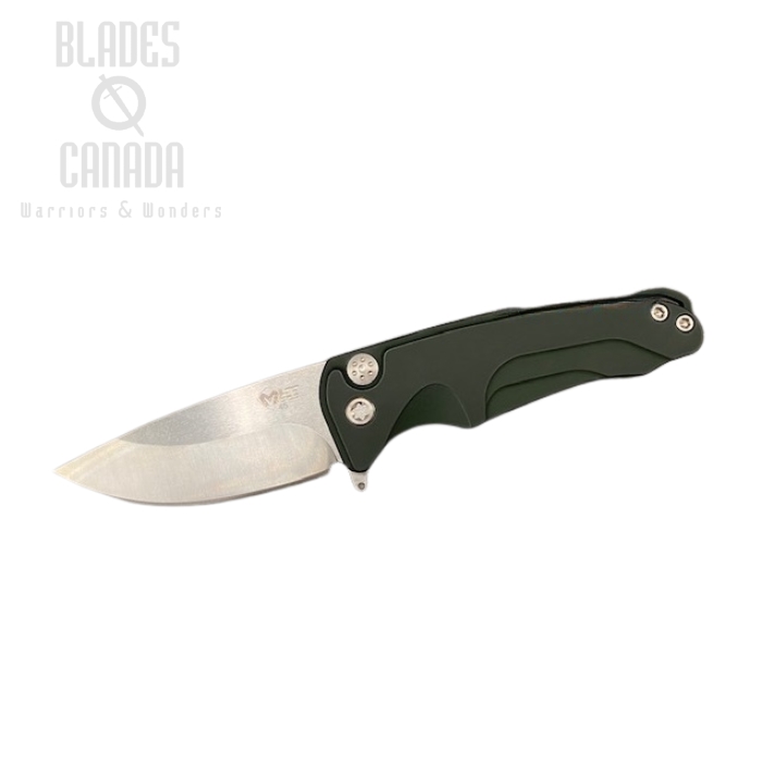 (image for) Medford Smooth Criminal Flipper Folding Knife, S45VN, Aluminum Green