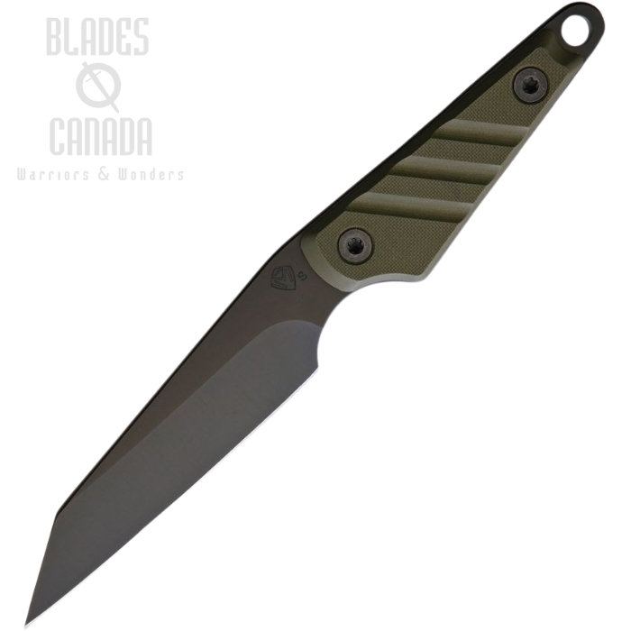 (image for) (Discontinued) Medford UDT-1 Fixed Blade, S35VN Black PVD, G10 OD, Kydex Sheath