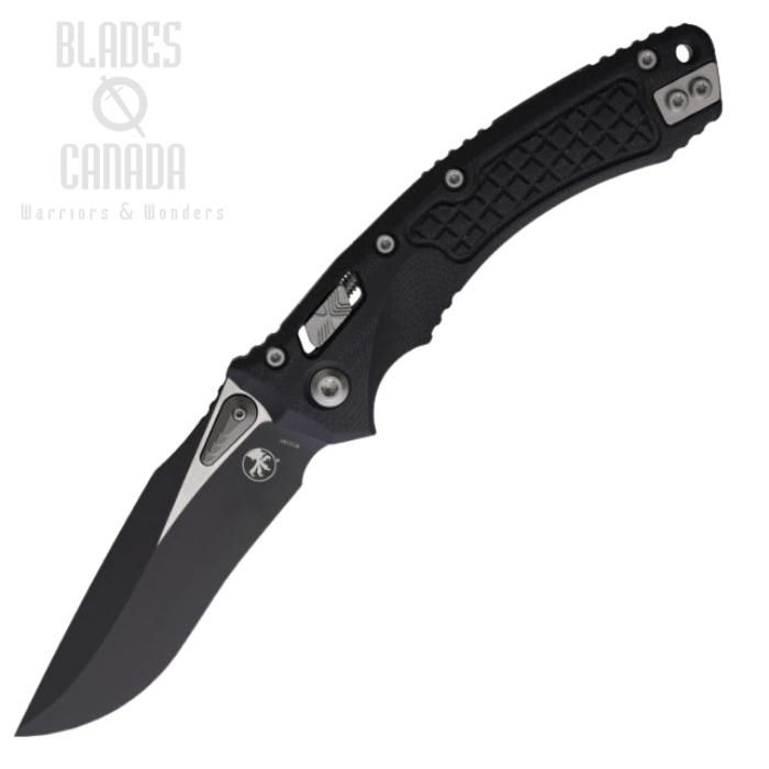 Microtech Amphibian S/E Ram-Lok Folding Knife, M390 Steel, Frag Pattern G10, 137RL-1FRGTBK