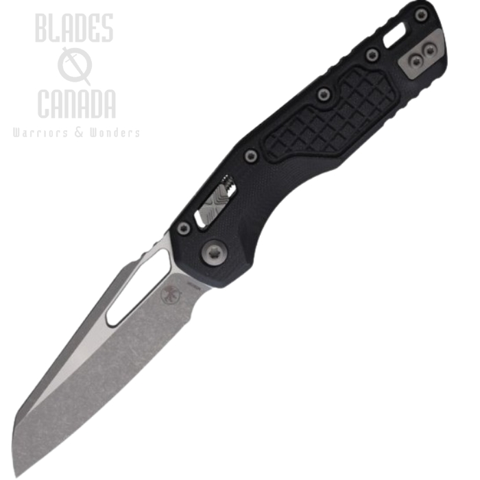 Microtech MSI Ram-Lok AP Folding Knife, M390 Steel, Frag Pattern G10, 210-10APFRGTBK