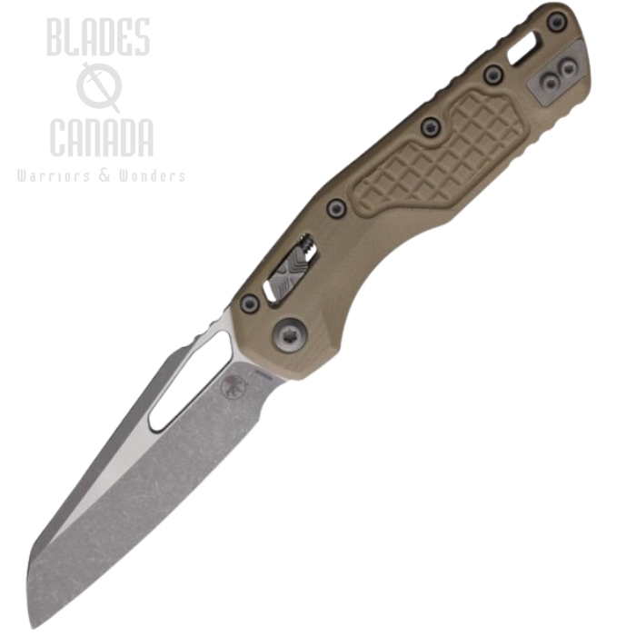 Microtech MSI Ram-Lok AP Folding Knife, M390 Steel, Frag Pattern G10, 210-10APFRGTTA