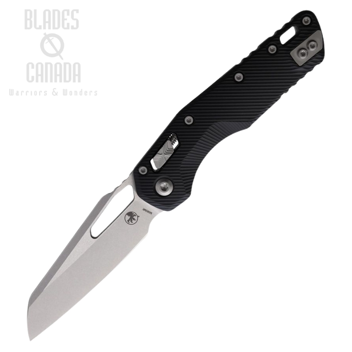 Microtech MSI Ram-Lok Folding Knife, M390MK SW, Aluminum Black, 210-10FL