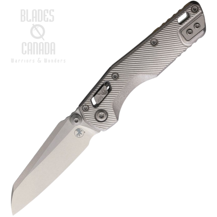(image for) Microtech MSI Mini Ram-Lok Marfione Select Folding Knife, M390MK SW, Fluted Titanium w/Bronze Accent, 210M-10FLMS2