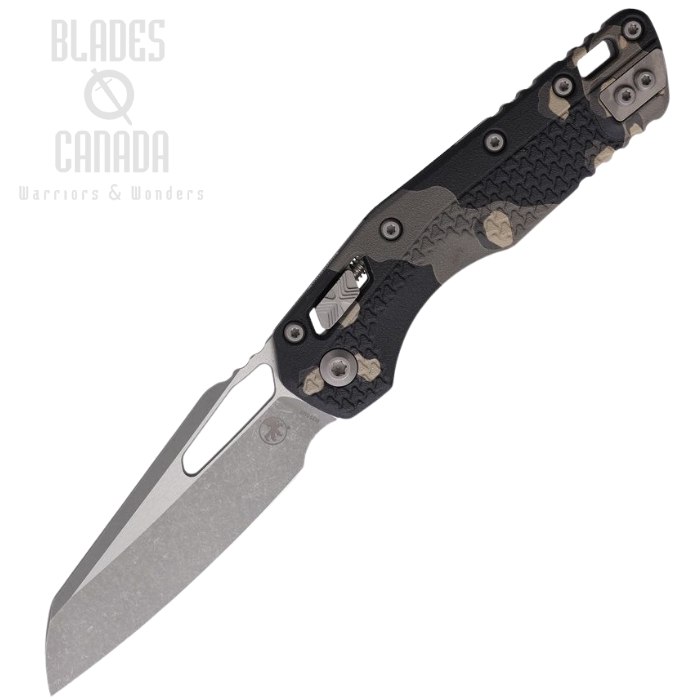 Microtech MSI Ram-Lok Folding Knife, M390MK Apocalyptic, Tri-Grip Tactical Camo, 210T-10APPMTC