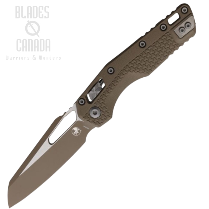 Microtech MSI Ram-Lok Folding Knife, M390MK Steel, Tri-Grip Handle, 210T-1PMCDEA6