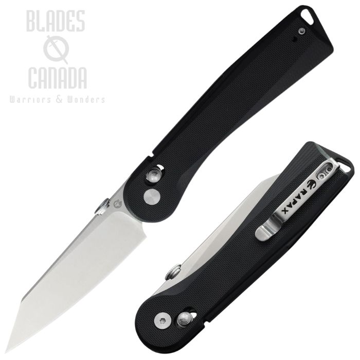 (image for) Rapax Slick Crossbar Lock Knife, VG10 Satin, G10 Black, MK004-2BKST