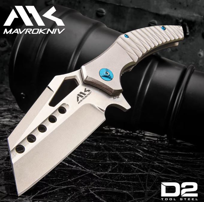 Mavrokniv Leviathan Flipper Folding Knife, D2, MK004