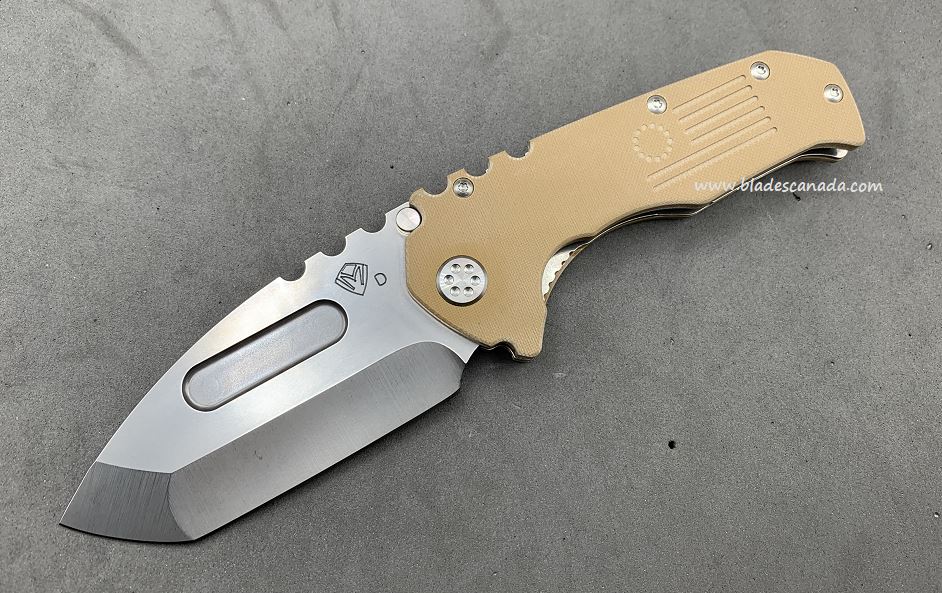 Medford Praetorian Production Folding Knife, D2 Tanto, G10 Coyote