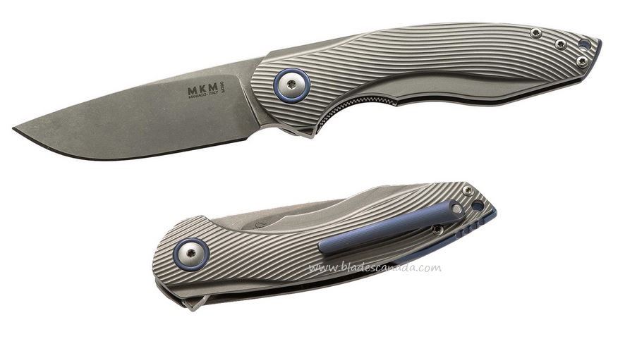 MKM Maniago Knives Timavo Viper, Bohler M390, Titanium Handle, MKMV023 - Click Image to Close