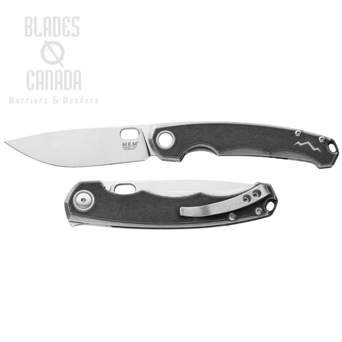 MKM Maniago Eclipse Flipper Folding Knife, Magnacut SW, Titanium, MK EL-GYBK MKM Maniago Eclipse Flipper Folding Knife, Magnacut SW, Titanium, MK EL-GYBK