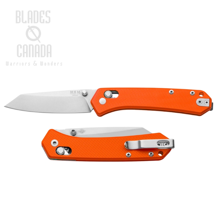 MKM Maniago Yipper Crossbar Lock Folding Knife, CPM Magnacut SW, G10 Orange, MK YP-GOR MKM Maniago Yipper Crossbar Lock Folding Knife, CPM Magnacut SW, G10 Orange, MK YP-GOR
