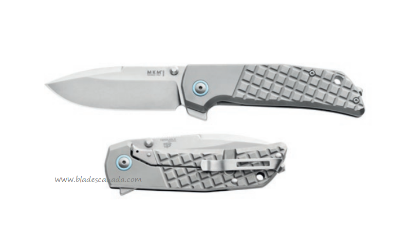 MKM Maniago Maximo Flipper Framelock Knife, M390 SW, Titanium, MM-T