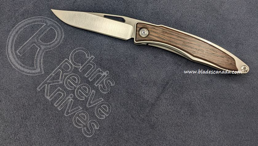 Chris Reeve Mnandi Framelock Folding Knife, CPM S45VN, Ebony Scales - Click Image to Close