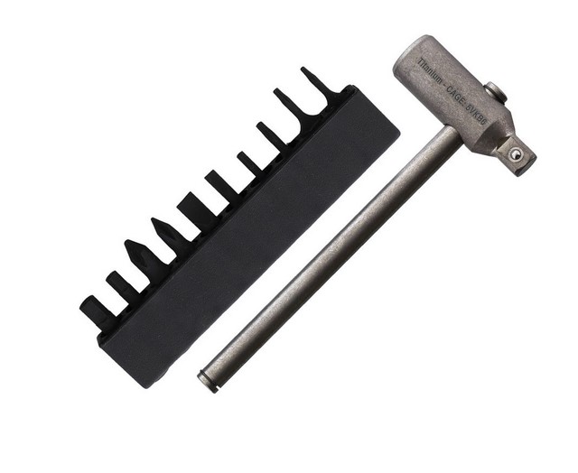 Maratac Sexy Sliding "T" Driver Gen 2 Combo, Titanium, 055