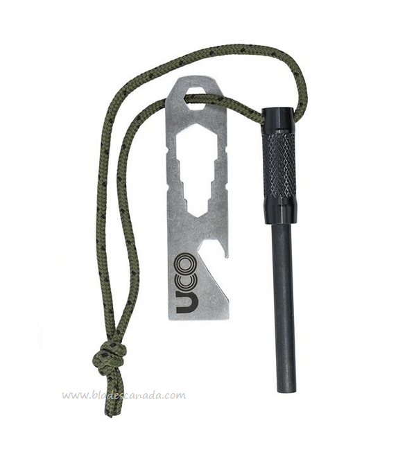 UCO Survival Fire Striker, Black, MT-FS-SVKIT-BLACK