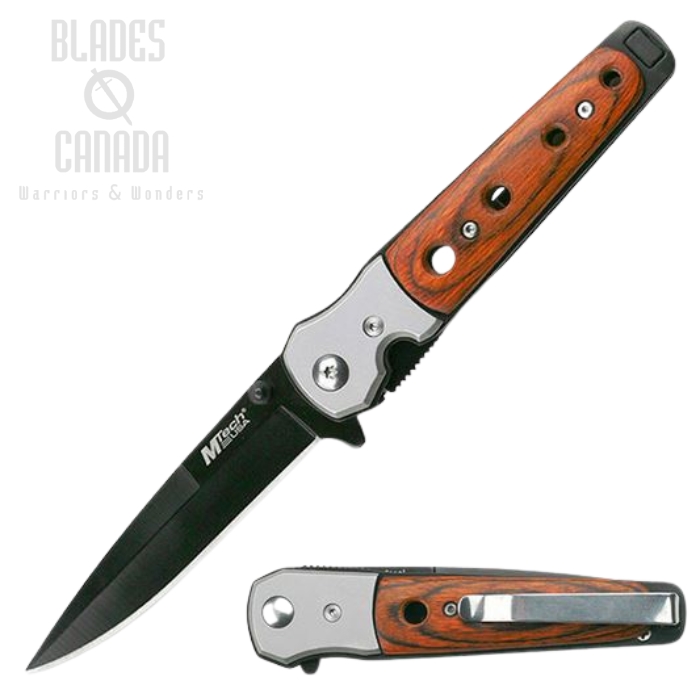 (image for) MTech 414 Pakkawood Tactical Folder
