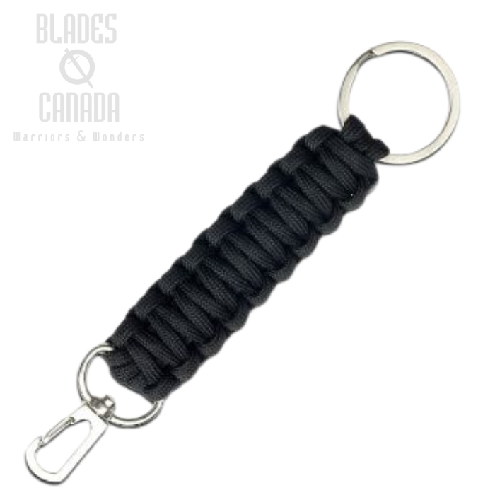 (image for) MTech 6" Cord Key Ring, Black, MTKFBK