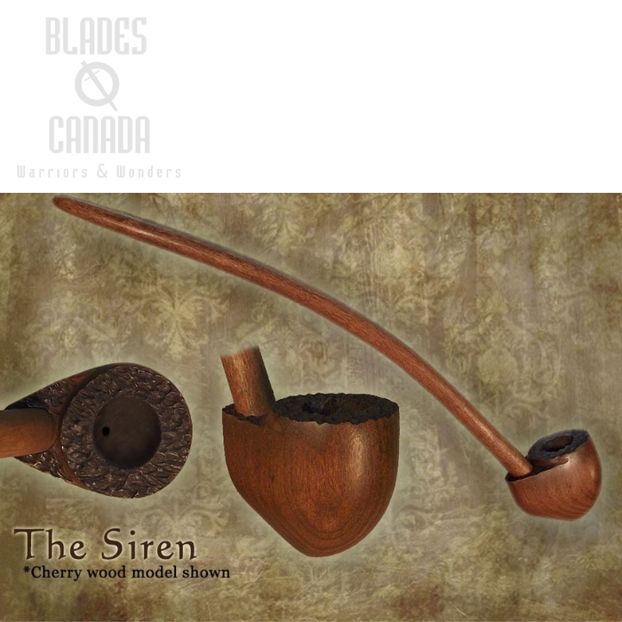 (image for) MacQueen Pipes 'The Siren' - Cherry Wood