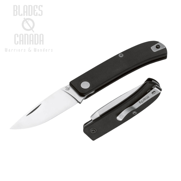 Manly Wasp Slipjoint Folding Knife, CPM S90V, G10 Black, 01ML037 (image for) Manly Wasp Slipjoint Folding Knife, CPM S90V, G10 Black, 01ML037